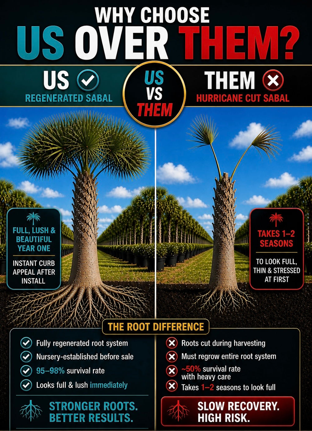 Sabal Palm Tree | Sabal Palmetto | Atlanta Palms