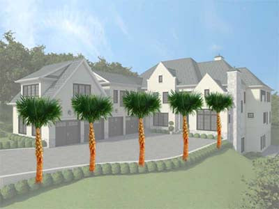 Lone Wolf palm tree landscaping - after - Atlanta Palms